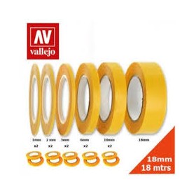 MASKING TAPE TWIN PACK 2MMX18M