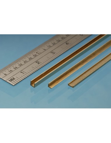 Brass I Beam 6 x 3 mm 
