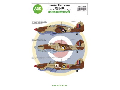 Hawker Hurricane Mk.I, IIb part 14 - Royal Air Force over Egypt 