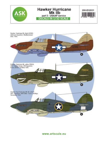 Hawker Hurricane Mk.IIB part 5 - USAAF service 