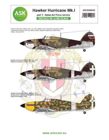 Hawker Hurricane Mk.I part 1 - Italian / Jugoslavian AF 