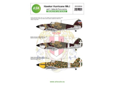 Hawker Hurricane Mk.I part 1 - Italian / Jugoslavian AF 