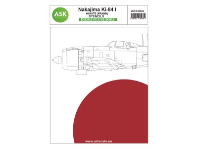 Nakajima Ki-84 Hayate (Frank) - STENCILS - Imperial Japanese Army Air Force 