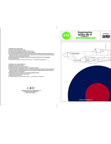 Spitfire Mk.IXc and Mk.IX - STENCILS 