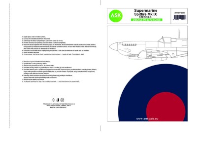 Spitfire Mk.IXc and Mk.IX - STENCILS 