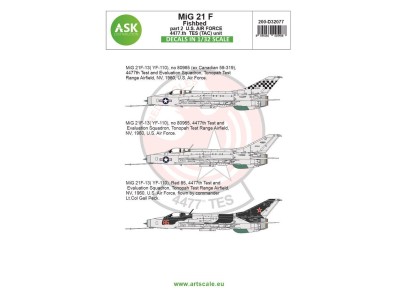 MiG-21F-13 Fishbed part 2 - US Air Force TES (TAC) unit 