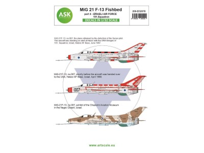 MiG-21F-13 Fishbed part 4 - Izraeli Air Force, 101. Squadron 