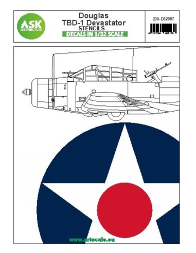 Douglas TBD-1 Devastator - STENCILS 
