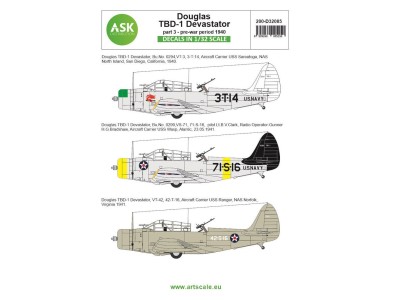 Douglas TBD-1 Devastator part 3 - pre-war period 1940 