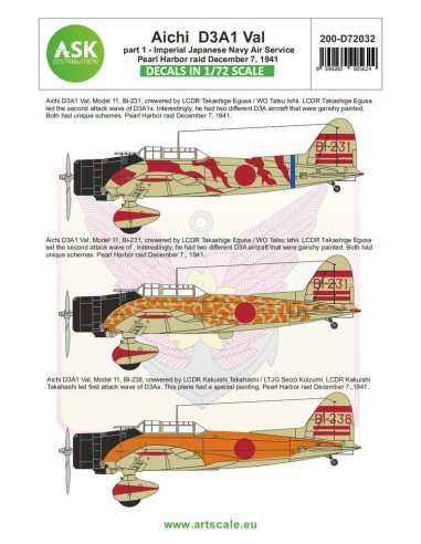 Aichi D3A1 Val part 1 - Pearl harbor raid, 7. December 1941 