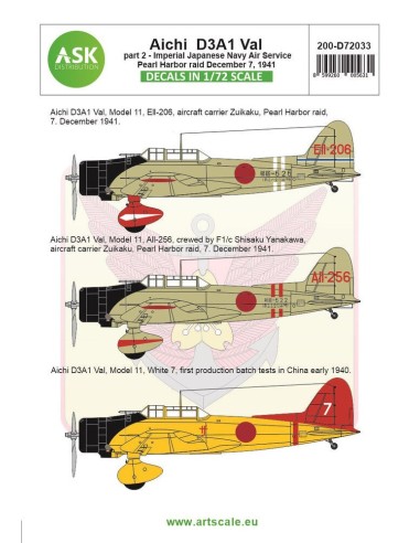 Aichi D3A1 Val part 2 - Pearl harbor raid, 7. December 1941 