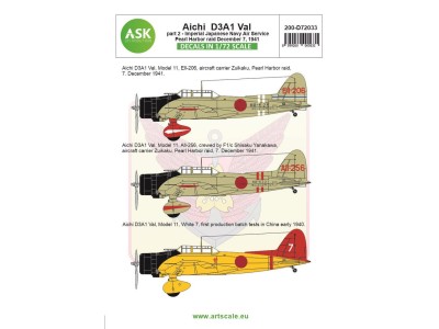 Aichi D3A1 Val part 2 - Pearl harbor raid, 7. December 1941 