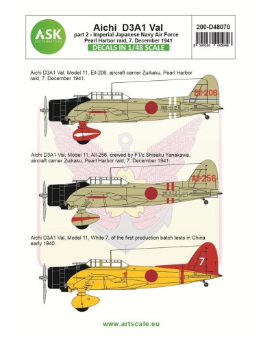 Aichi D3A1 Val part 2 - Pearl harbor raid, 7. December 1941 