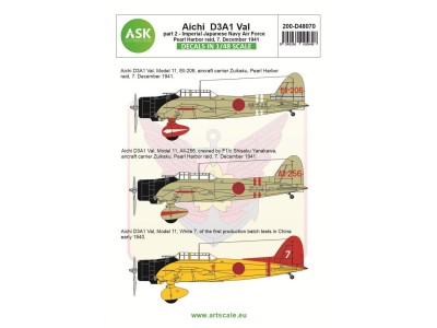 Aichi D3A1 Val part 2 - Pearl harbor raid, 7. December 1941 