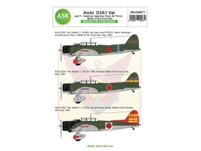 Aichi D3A1 Val part 3 - Imperial Japanese Navy Air Force, Battle of the Coral Sea 