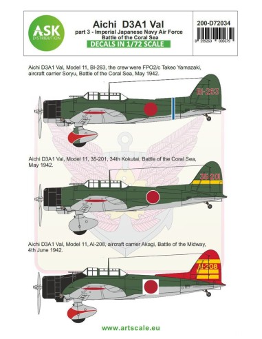 Aichi D3A1 Val part 3 - Japanese Imperial Army Air Service, Battle of the Coral Sea 