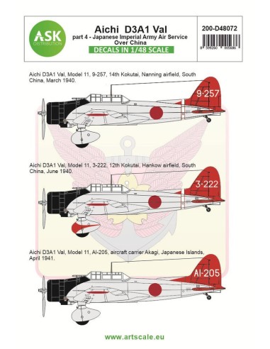 Aichi D3A1 Val part 4 - Imperial Japanese Army Air Service over China 