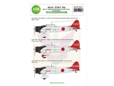 Aichi D3A1 Val part 4 - Imperial Japanese Army Air Force over China 