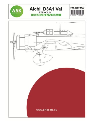Aichi D3A1 Val - Stencils 