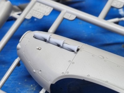 Hurricane Mk.II exhaust for Arma Hobby 