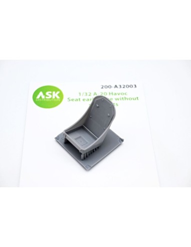 A-20 Havoc - Seat early type 3D print without seat belts 