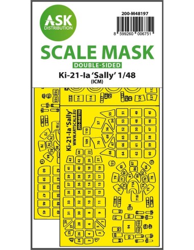Ki-21-Ia Sally double-sided express fit mask for ICM 