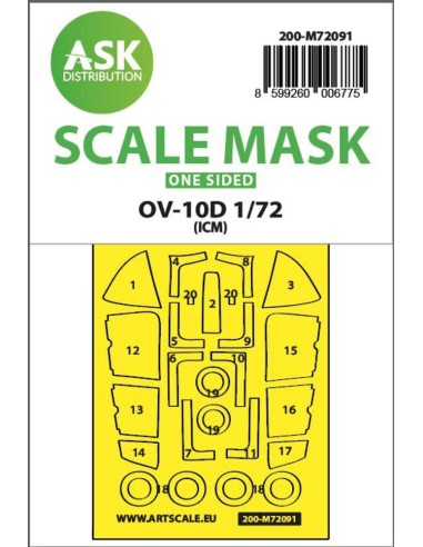 OV-10D Bronco one-sided express fit mask for ICM 
