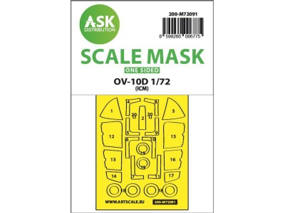 OV-10D Bronco one-sided express fit mask for ICM 