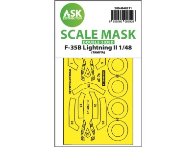 F-35B Lightning II double-sided express fit mask for Tamiya 