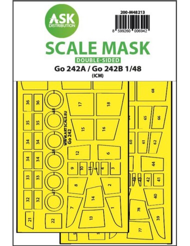 Gotha Go 242A / Go 242B double-sided express fit mask for ICM 