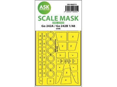 Gotha Go 242A / Go 242B one-sided express fit mask for ICM 