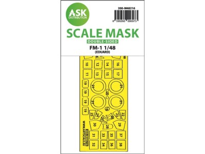 FM-1 double-sided express fit mask for Eduard 