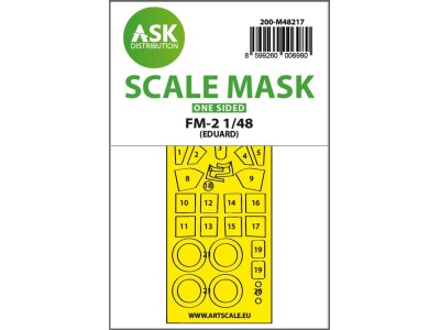 FM-2 one-sided express fit mask for Eduard 