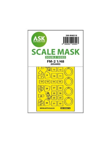 FM-2 double-sided express fit mask for Eduard 