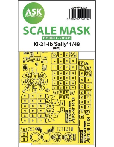 Ki-21-Ib Sally double-sided express fit mask for ICM 