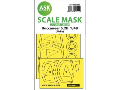 Buccaneer S.2B double-sided express fit mask for Airfix 