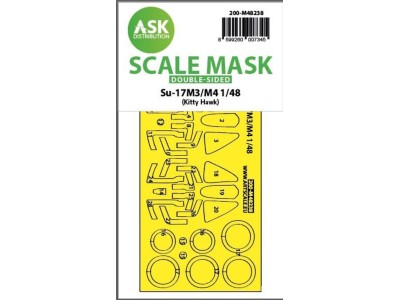Su-17M3/M4  double-sided express fit mask for Kitty Hawk 