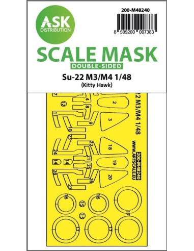 Su-35  Flanker-E one-sided express fit mask for Kitty Hawk 