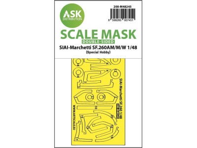 SIAI-Marchetti SF.260AM/M/W double-sided express fit mask for Special Hobby 