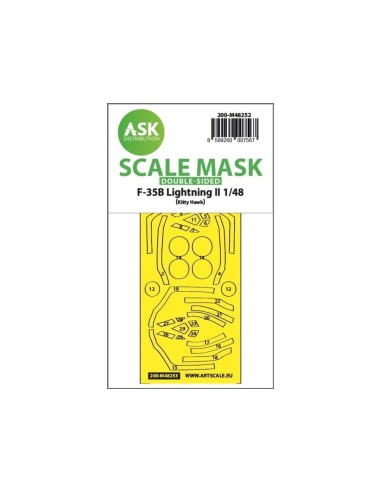 F-35B Lightning II double-sided express fit mask for Kitty Hawk 