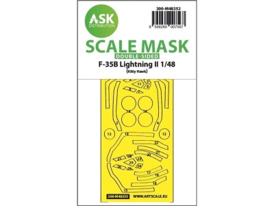 F-35B Lightning II double-sided express fit mask for Kitty Hawk 