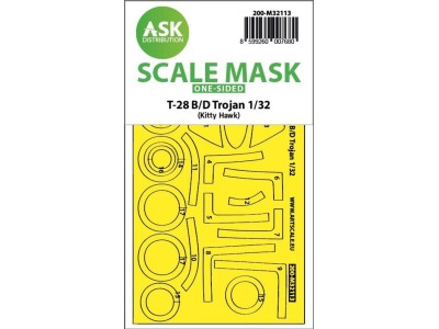 28-B/D Trojan one-sided express fit mask for Kitty Hawk 