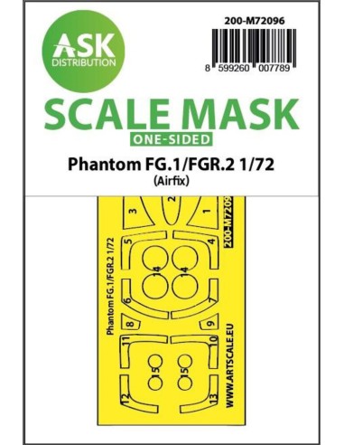 Phantom FG.1/FGR.2 one-sided fit express mask for Airfix 