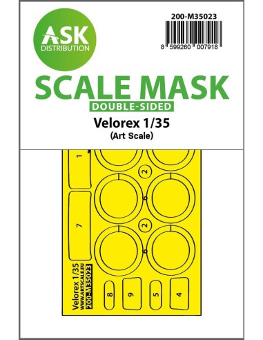 Velorex double-sided express fit mask for Art Scale 