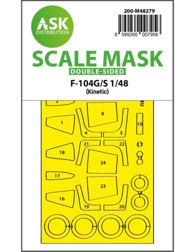 F-104G/S double-sided express fit mask for Kinetic 