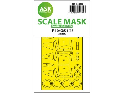 F-104G/S double-sided express fit mask for Kinetic 