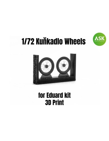 Wheels for Eduard kit - 3D print 