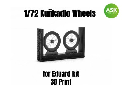 Wheels for Eduard kit - 3D print 