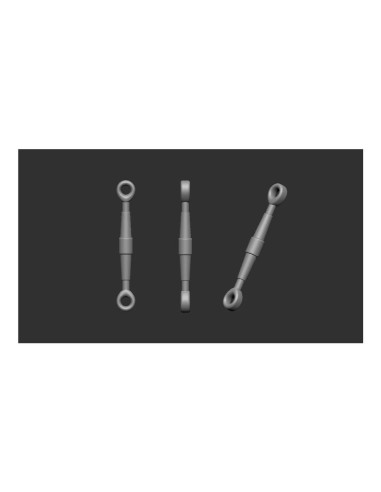 Turnbuckles 50 pcs: 5,5mm / 0,9mm 