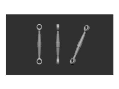 Turnbuckles 50 pcs: 5,5mm / 0,9mm 